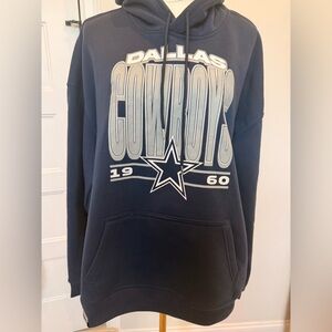 NFL Dallas Cowboys | NFC East Logo Men's Pullover Hoodie Sweatshirt Blue Large